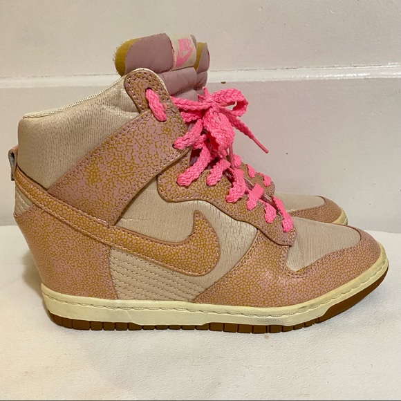 Nike Dunk Sky Hi Vintage Hidden Wedge Sneakers 7.5 EUC As is. See images - Picture 12 of 14
